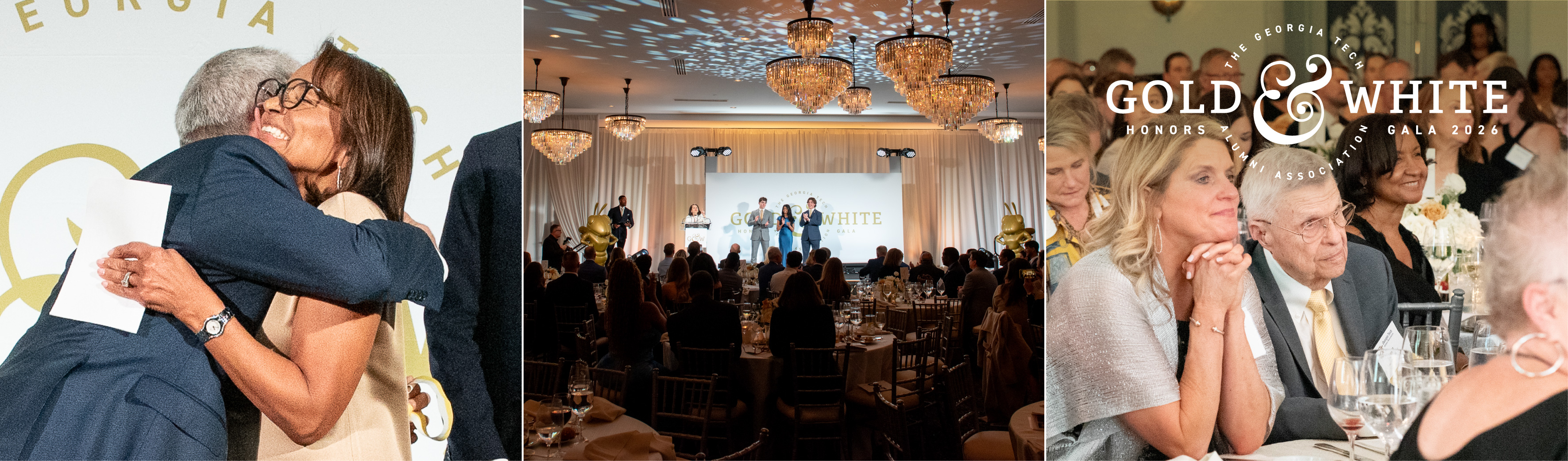 Gold & White Honors Gala Web Banner